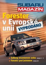 Podzim 2002 - Subaru Brno