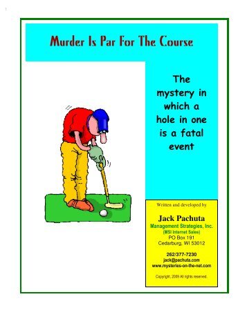 Murder Is Par For The Course - Mysteries on the Net