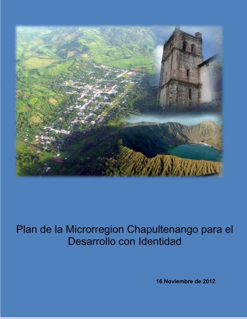 Plan de la Microrregion Chapultenango para el Desarrollo con ...