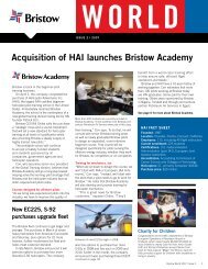 Acquisition of HAI launches Bristow Academy - Bristow Group Inc.