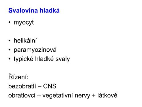 3. Histologie: svalové tkáně - eAMOS