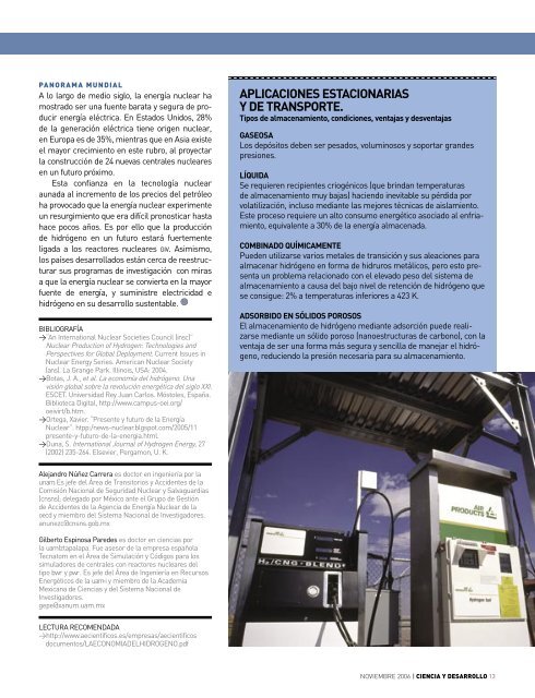 Revista Ciencia Y Desarrollo, dic. 2006 - AÃ±o Internacional de la ...