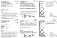 Betriebsanleitung - INOTEC Sicherheitstechnik GmbH