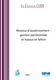 RÃ©seaux d'assainissement - assainissement durable