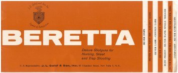 1961 Beretta Catalog.psd - BerettaWEB.com