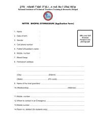 Gymnasium Form - National Institute of Technical Teachers