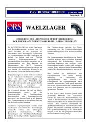 WAELZLAGER - ORS Bearings