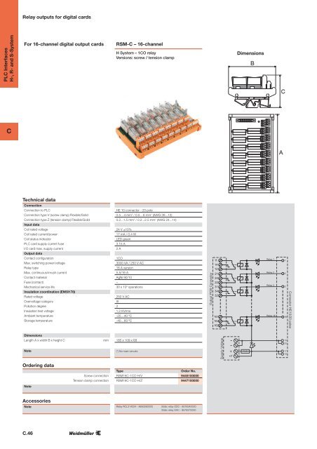 Electronics Interface units and PLC solutions