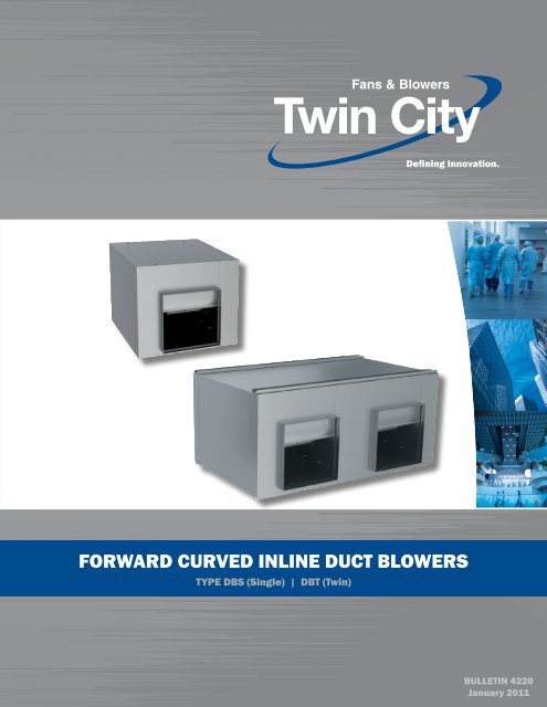 Forward Curved Inline Duct Blowers - Twin City Fan & Blower