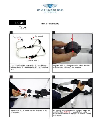 i'coo Targo Pram Assembly Guide - Gtbaby.com gtbaby