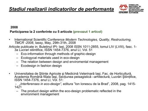 cercetari teoretice si experimentale privind utilizarea ... - uefiscdi