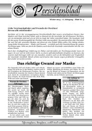 Das richtige Gwand zur Maske - Perchten Kirchseeon