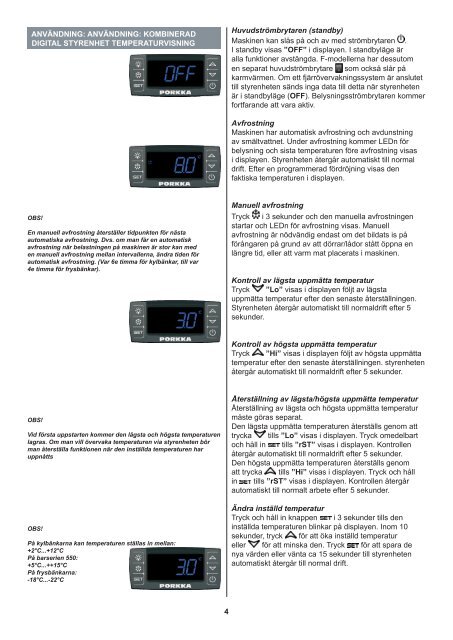 Brukanvisning Cold Line Bar 550 (SWE).pdf - Porkka