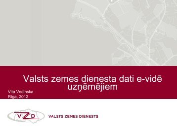 Valsts zemes dienesta dati e-vidÄ - LIKTA