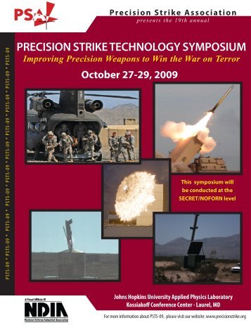 Precision Strike Technology Symposium 27-29 October 2009