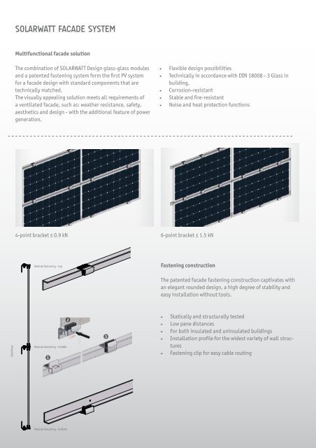 Brochure FACADE SYSTEM - Solarwatt