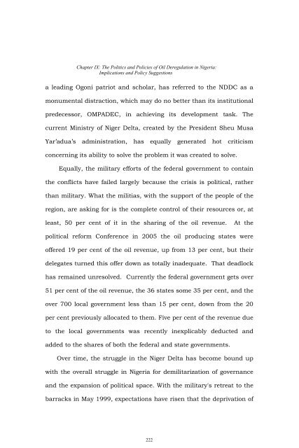 Contending Issues in the Niger Delta Crisis of Nigeria - Journal of ...