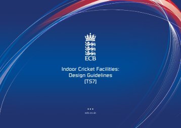 Indoor Cricket Facilities: Design Guidelines - Ecb - England and ...
