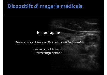 Echographie - MIV