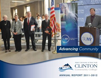 Advancing Community - Clinton Community College