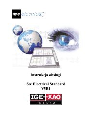 Instrukcja obsługi See Electrical Standard V5R1 - IGE+XAO Polska ...