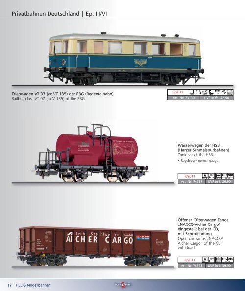 Wechselstrom-Betrieb - Tillig Modellbahnen