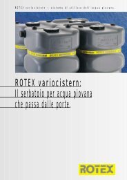 ROTEX variocistern: Il serbatoio per acqua ... - Esedra ENERGIA