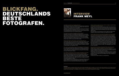 Blickfang Deutschlands Beste Fotografen Frank Meyl