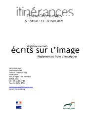 le RÃ©glement et la Fiche d'inscription du concours Ãcrits sur l'image