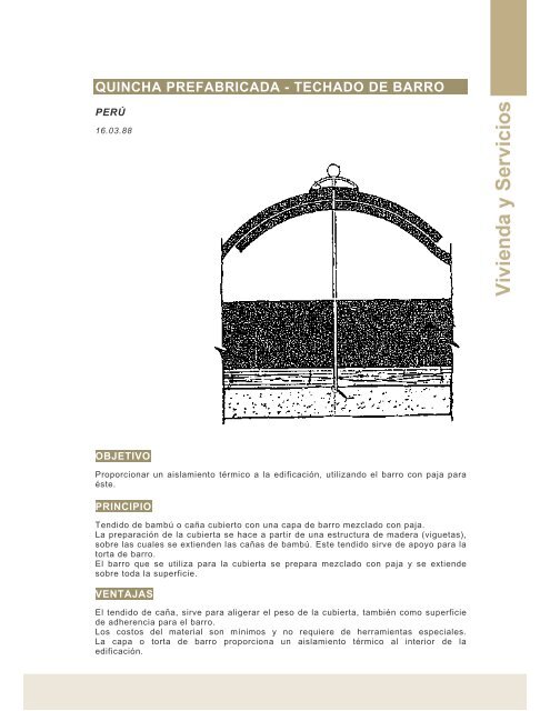 [V121] Quincha prefabricada-techado de barro - Ideassonline.org