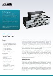 DGS-1210 Smart Series Datasheet (source files).indd - D-Link