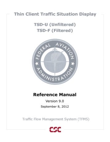 Reference Manual - TFM Learning - FAA