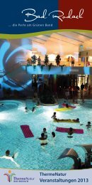 Events 2013 - therme Natur Bad Rodach