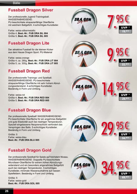 Dragon Sport KATALOG 01/2015