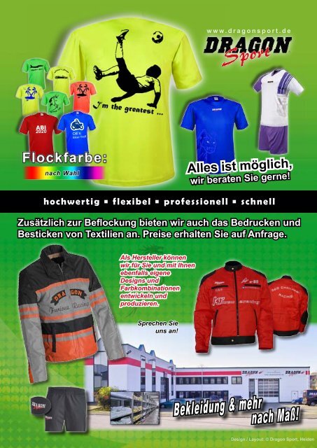 Dragon Sport KATALOG 01/2015