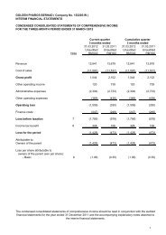 1st Quarter report.pdf - Golden Pharos Berhad