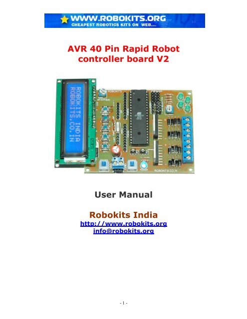 robokits avr usb programmer driver