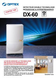 detecteur double technologie infrarouge & hyperfrequence dx-60 le ...
