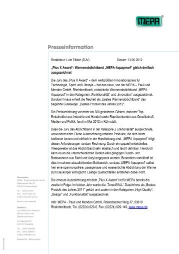 MEPA-Presse 3 - MEPA - Pauli und Menden GmbH