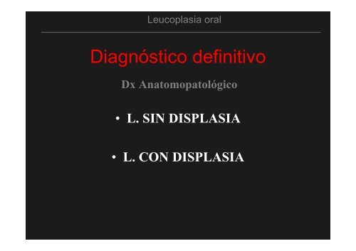 Curso Diagnóstico precoz del cáncer oral.