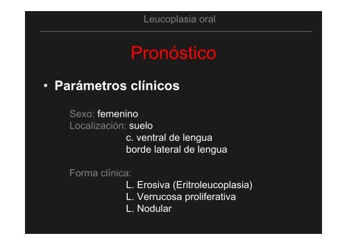 Curso Diagnóstico precoz del cáncer oral.