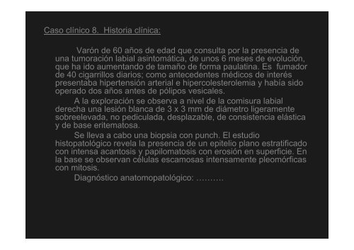 Curso Diagnóstico precoz del cáncer oral.