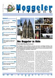 Noggeler Tribune Nr. 9/2008 - Noggeler Guuggenmusig Luzern