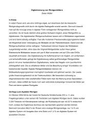 Digitalisierung von Röntgenbildern - Dr. med. vet. Dieter Müller