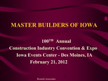 Resnick Associates - Master Builders of Iowa