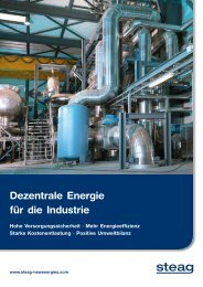 Dezentrale Energie fÃ¼r die Industrie - STEAG