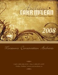 Museums Conservation Archives - CARR McLEAN