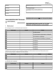 WAHLNIEDERSCHRIFT/Briefwahl - Wahlen