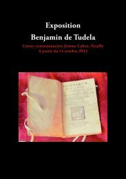 Exposition Benjamin de Tudela - Jewish Heritage