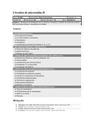 Circuitos de microondas II - Cicese